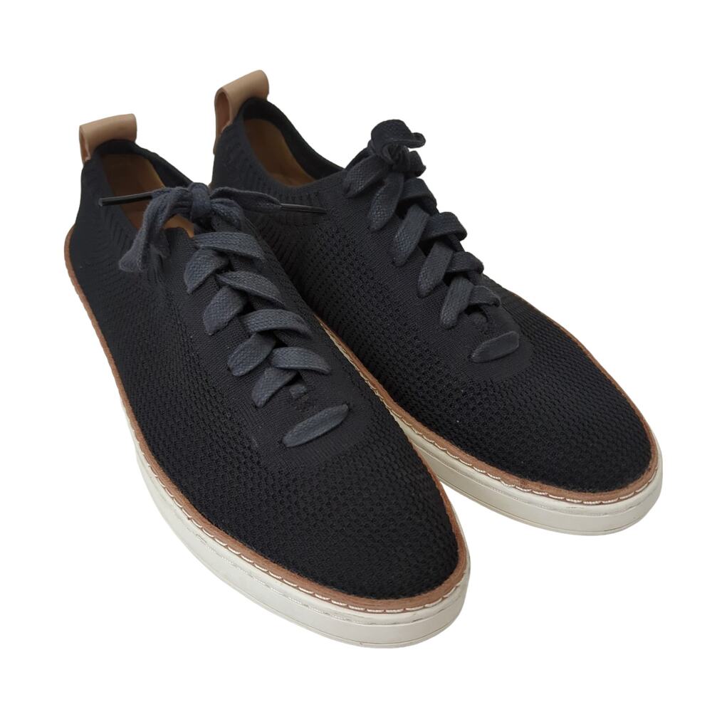 UGG Womens Size 10 Sydney Breathable‎ Sneakers Black Lace Up Comfort Excellent